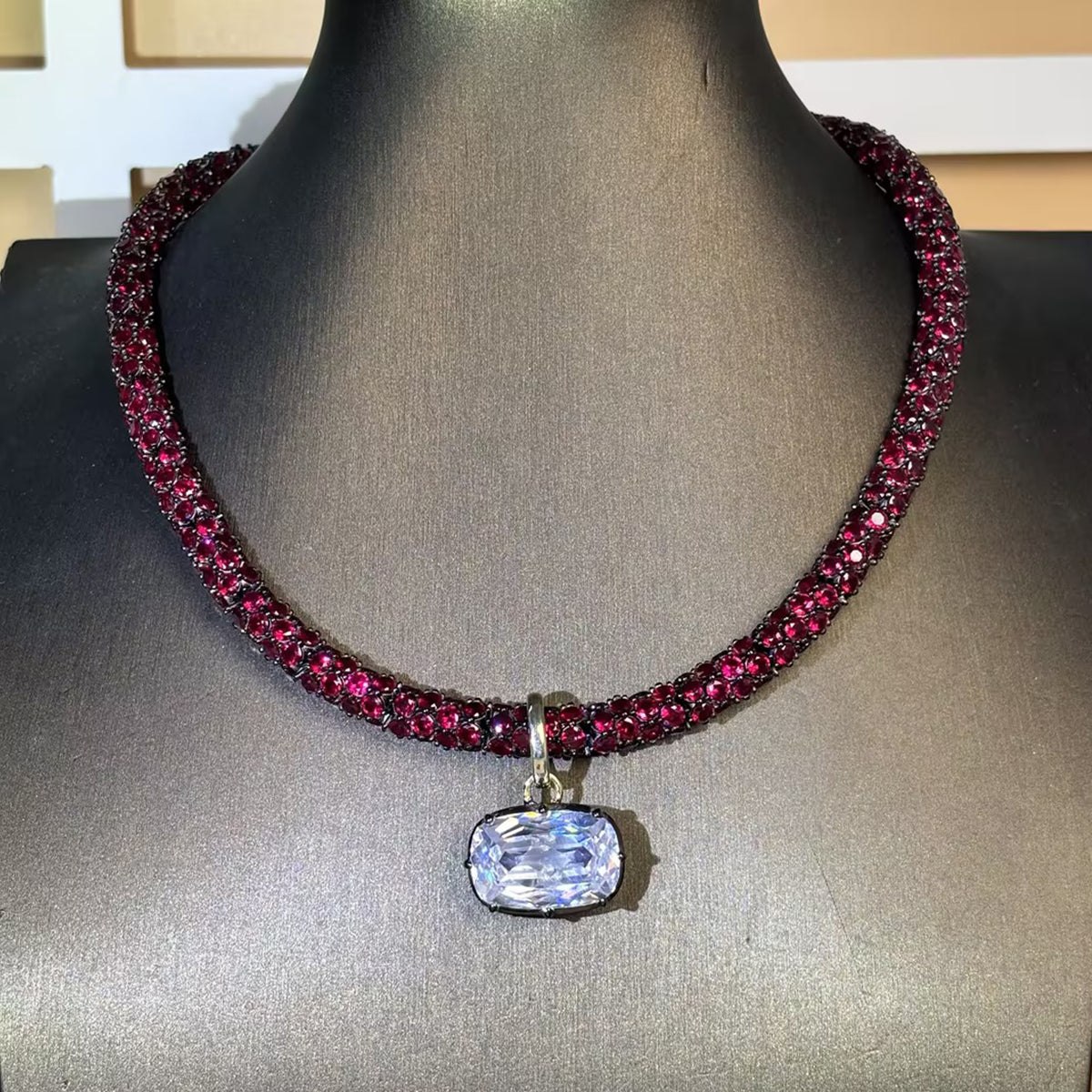 Tempest Ruby Necklace