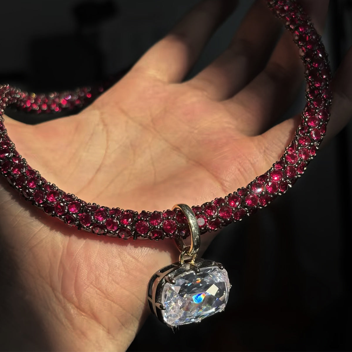 Tempest Ruby Necklace