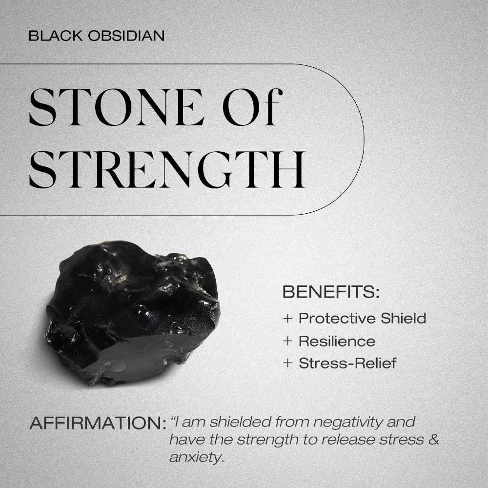 Black Obsidian Ring - Nymph