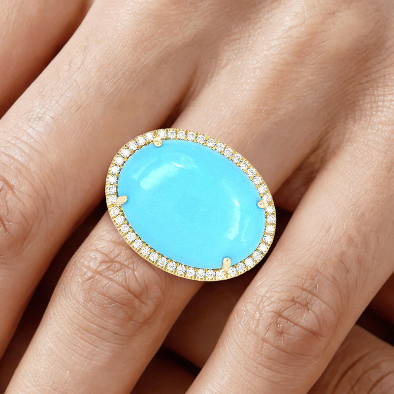 Lauren K Mischa Turquoise Ring